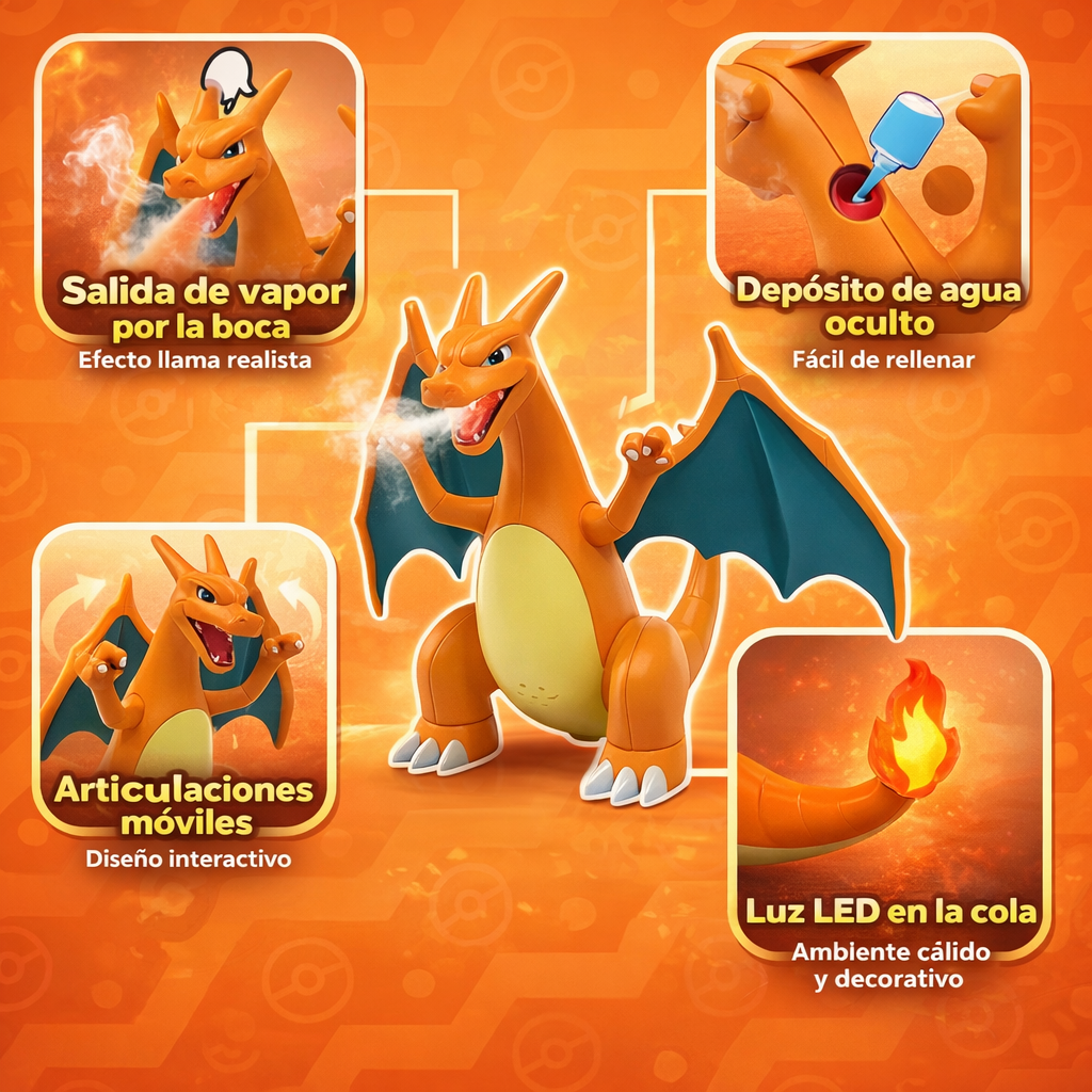 Charizard™ Humidificador Inalámbrico